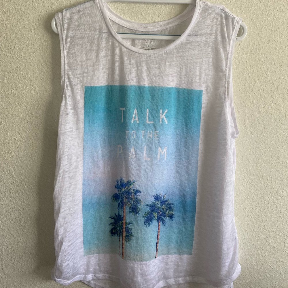 Palm Tree Beach Tank Top